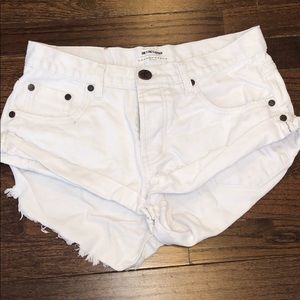 One Teaspoon Bandit Jean Shorts